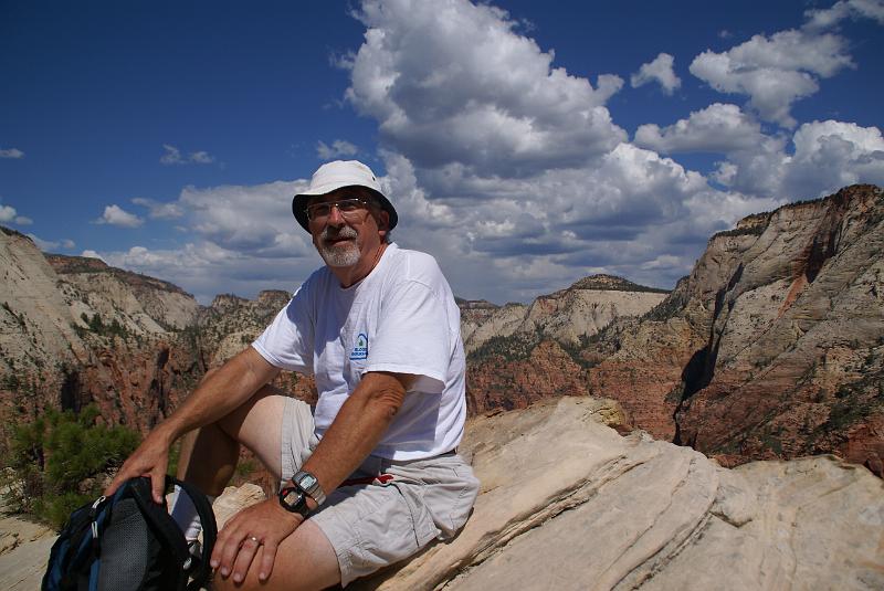 DSC05370.JPG - Me at Angels Landing - Zion NP