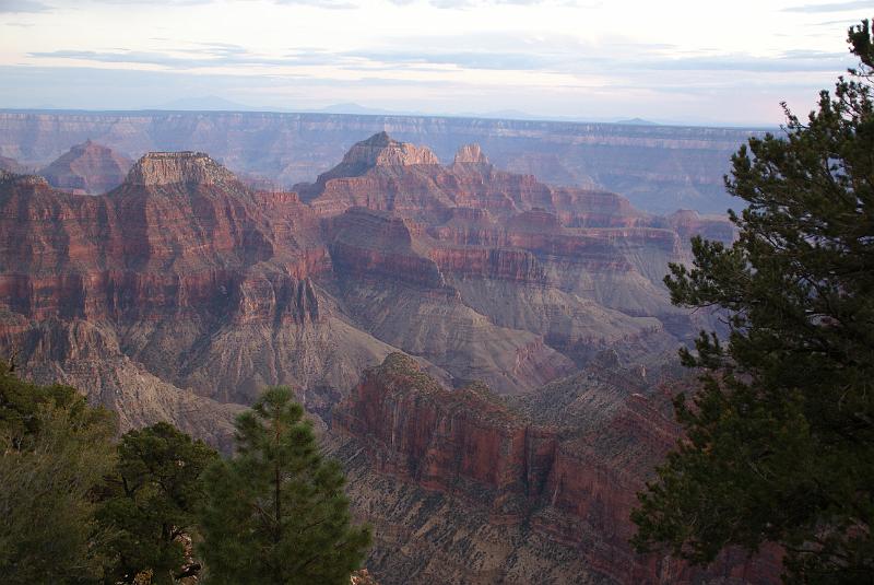 DSC05622.JPG - Sunset at Bright Angels Point - North Rim - Grand Canyon NP