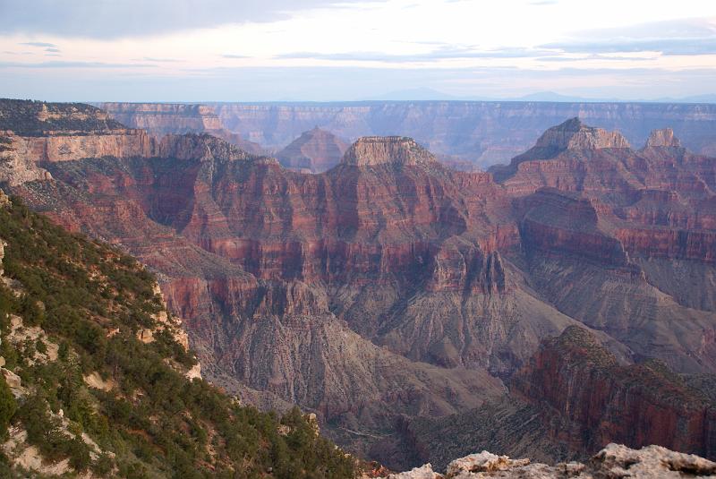 DSC05629.JPG - Sunset at Bright Angels Point - North Rim - Grand Canyon NP